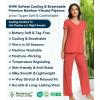 image:imageWiWi Viscose from Bamboo Pajama Sets for Women Super Soft Pjs Short Sleeve with Pants Cooling Sleepwear Loungewear SXXLAcoral