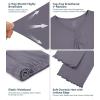 image:imageWiWi Viscose from Bamboo Pajama Sets for Women Super Soft Pjs Short Sleeve with Pants Cooling Sleepwear Loungewear SXXLAdark Grey