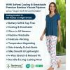 image:imageWiWi Viscose from Bamboo Pajama Sets for Women Super Soft Pjs Short Sleeve with Pants Cooling Sleepwear Loungewear SXXLAdark Pink Dots