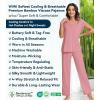 image:imageWiWi Viscose from Bamboo Pajama Sets for Women Super Soft Pjs Short Sleeve with Pants Cooling Sleepwear Loungewear SXXLAdusty Rose