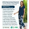 image:imageWiWi Viscose from Bamboo Pajama Sets for Women Super Soft Pjs Short Sleeve with Pants Cooling Sleepwear Loungewear SXXLAink Blue Floral