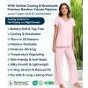 image:imageWiWi Viscose from Bamboo Pajama Sets for Women Super Soft Pjs Short Sleeve with Pants Cooling Sleepwear Loungewear SXXLApink