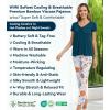 image:imageWiWi Viscose from Bamboo Pajama Sets for Women Super Soft Pjs Short Sleeve with Pants Cooling Sleepwear Loungewear SXXLApumpkin