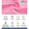 image:imageWiWi Viscose from Bamboo Pajama Sets for Women Super Soft Pjs Short Sleeve with Pants Cooling Sleepwear Loungewear SXXLAraspberry Pink