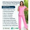 image:imageWiWi Viscose from Bamboo Pajama Sets for Women Super Soft Pjs Short Sleeve with Pants Cooling Sleepwear Loungewear SXXLAraspberry Pink