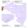image:imageWiWi Viscose from Bamboo Pajama Sets for Women Super Soft Pjs Short Sleeve with Pants Cooling Sleepwear Loungewear SXXLAtaro Purple