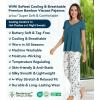 image:imageWiWi Viscose from Bamboo Pajama Sets for Women Super Soft Pjs Short Sleeve with Pants Cooling Sleepwear Loungewear SXXLAwhiteGreen Dots