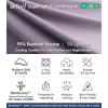 image:imageWiWi Viscose from Bamboo Pajama Sets for Women Super Soft Pjs Short Sleeve with Pants Cooling Sleepwear Loungewear SXXLBviolet