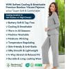 image:imageWiWi Viscose from Bamboo Pajama Sets for Women Super Soft Pjs Short Sleeve with Pants Cooling Sleepwear Loungewear SXXLCheather Grey