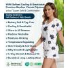 image:imageWiWi Womens Pajamas Set Bamboo Viscose Super Soft Short Sleeve Top Ruffle Shorts Sleepwear Cooling Pj Sets SXXLAdaisy