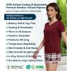 image:imageWiWi Womens Pajamas Set Bamboo Viscose Super Soft Short Sleeve Top Ruffle Shorts Sleepwear Cooling Pj Sets SXXLAredwhite Plaid