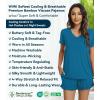 image:imageWiWi Womens Pajamas Set Bamboo Viscose Super Soft Short Sleeve Top Ruffle Shorts Sleepwear Cooling Pj Sets SXXLAteal Blue