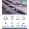 image:imageWiWi Womens Viscose from Bamboo Nightgowns Long Sleeve Cooling Crewneck Sleepshirts Casual Gown Super Soft Sleep Shirt SXXLDviolet