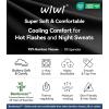 image:imageWiWi Womens Viscose from Bamboo Nightgowns Long Sleeve Cooling Crewneck Sleepshirts Casual Gown Super Soft Sleep Shirt SXXLEblack
