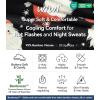 image:imageWiWi Womens Viscose from Bamboo Nightgowns Long Sleeve Cooling Crewneck Sleepshirts Casual Gown Super Soft Sleep Shirt SXXLFsanta Claus on Black