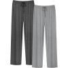 image:imageWiWi Mens Pajama Pants Soft Viscose Bamboo 1 or 2 Pack Sleep Lounge Bottoms Comfy Pj Loungewear with Pockets S4XCcharcoal Heatherheather Grey