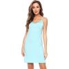 image:imageWiWi Slip Dress for Women Bamboo Viscose Spaghetti Strap Lingerie Sexy Cool Nightgowns Soft Sleep Chemise S4XStyle Caqua