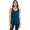 image:imageWiWi Tank Tops for Women Super Soft Sleeveless Pajama TShirt Cooling Loungewear Basic Shirts Viscose Bamboo Tee SXXLApeacock Blue