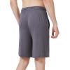 image:imageWiWi Mens Pajama Shorts Super Soft Lounge Bottoms Bamboo Viscose Cooling Sleep Bottom with Pockets S3XBblackdark Grey