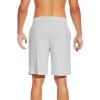 image:imageWiWi Mens Pajama Shorts Super Soft Lounge Bottoms Bamboo Viscose Cooling Sleep Bottom with Pockets S3XCash Grey