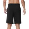image:imageWiWi Mens Pajama Shorts Super Soft Lounge Bottoms Bamboo Viscose Cooling Sleep Bottom with Pockets S3XDblack