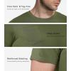 image:imageWiWi Mens Pajamas Set Super Soft Viscose Bamboo Sleepwear Cooling Sleep Sets Short Sleeve Loungewear with Pockets SXXLCdark Fence Green