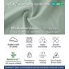 image:imageWiWi Mens TShirts Classic Soft Tee Viscose from Bamboo Loungewear Lightweight Short Sleeves Pajama Sleep Shirt SXXLCcameo Green