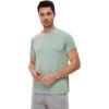 image:imageWiWi Mens TShirts Classic Soft Tee Viscose from Bamboo Loungewear Lightweight Short Sleeves Pajama Sleep Shirt SXXLDcameo Green