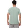 image:imageWiWi Mens TShirts Classic Soft Tee Viscose from Bamboo Loungewear Lightweight Short Sleeves Pajama Sleep Shirt SXXLDcameo Green