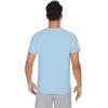 image:imageWiWi Mens TShirts Classic Soft Tee Viscose from Bamboo Loungewear Lightweight Short Sleeves Pajama Sleep Shirt SXXLDpale Blue