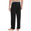 image:imageWiWi Viscose from Bamboo Mens Pajama Pants Soft Lounge Bottoms Sweatpants Sleep Pant Drawstring with Pockets SXXLAblackHeather Grey