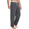 image:imageWiWi Viscose from Bamboo Mens Pajama Pants Soft Lounge Bottoms Sweatpants Sleep Pant Drawstring with Pockets SXXLAdark Heather GreyLight Heather Grey