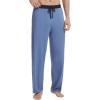 image:imageWiWi Viscose from Bamboo Mens Pajama Pants Soft Lounge Bottoms Sweatpants Sleep Pant Drawstring with Pockets SXXLAfog BlueNautical Blue