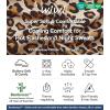 image:imageWiWi Viscose from Bamboo Pajama Tops for Women Super Soft Short Sleeve Tee V Neck Sleep Cooling TShirt Pjs Sleepwear SXXLAbrown Leopard