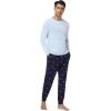 A-light Blue/Skiing on Navy