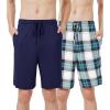 B-navy&navy/Green Plaid