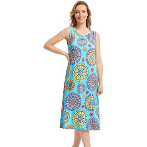 image:imageWiWi Viscose from Bamboo Tank Nightgown for Women Super Soft Summer Sleeveless Cooling Sleep Shirts SXXLBdatura
