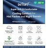 image:imageWiWi Mens Pajamas Set Viscose from Bamboo Short Sleeve Top amp Pajama Shorts Sleepwear Soft Loungewear with Pockets SXXLBprussian BlueBlack