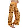 image:imageWiWi Pajama Pants for Women Bamboo Viscose Super Soft Bottoms Plus Size Cooling Wide Leg Casual Lounge Yoga Sweatpants S4XAwhite Ghost on Black