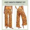 image:imageWiWi Pajama Pants for Women Bamboo Viscose Super Soft Bottoms Plus Size Cooling Wide Leg Casual Lounge Yoga Sweatpants S4XAwhite Ghost on Black