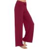 image:imageWiWi Pajama Pants for Women Bamboo Viscose Super Soft Bottoms Plus Size Cooling Wide Leg Casual Lounge Yoga Sweatpants S4XAwine