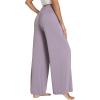 image:imageWiWi Pajama Pants for Women Bamboo Viscose Super Soft Bottoms Plus Size Cooling Wide Leg Casual Lounge Yoga Sweatpants S4XDviolet