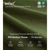 image:imageWiWi Nightgowns for Women Bamboo Viscose Cooling Sleepwear Super Soft Satin V Neck Sleepshirts Long Sleeve Nightshirt S4XAarmy Green