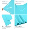 image:imageWiWi Nightgowns for Women Bamboo Viscose Cooling Sleepwear Super Soft Satin V Neck Sleepshirts Long Sleeve Nightshirt S4XAturquoise