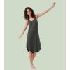 image:imageWiWi Nightgowns for Women Bamboo Viscose Super Soft Sleeveless Racerback Night Shirts Plus Size Cooling Sleepshirts S4XAiron Grey