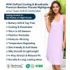 image:imageWiWi Nightgowns for Women Bamboo Viscose Super Soft Sleeveless Racerback Night Shirts Plus Size Cooling Sleepshirts S4XAlight Purple