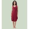 image:imageWiWi Nightgowns for Women Bamboo Viscose Super Soft Sleeveless Racerback Night Shirts Plus Size Cooling Sleepshirts S4XAwine