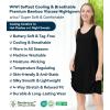 image:imageWiWi Nightgowns for Women Bamboo Viscose Super Soft Sleeveless Racerback Night Shirts Plus Size Cooling Sleepshirts S4XCblack