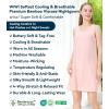 image:imageWiWi Nightgowns for Women Bamboo Viscose Super Soft Sleeveless Racerback Night Shirts Plus Size Cooling Sleepshirts S4XCcream Pink