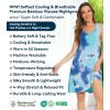 image:imageWiWi Nightgowns for Women Bamboo Viscose Super Soft Sleeveless Racerback Night Shirts Plus Size Cooling Sleepshirts S4XCtiedye Blue